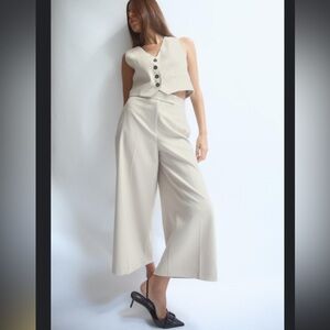 NWT ZARA TAILORED WAISTCOAT